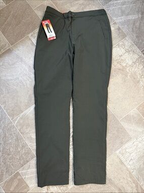 Sunice womans windproof lined Chinos in army green NWTsize Med
